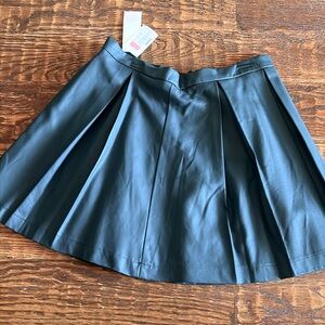 Teal mini skirt